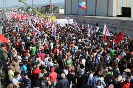 Рабочий Первомай в Греции