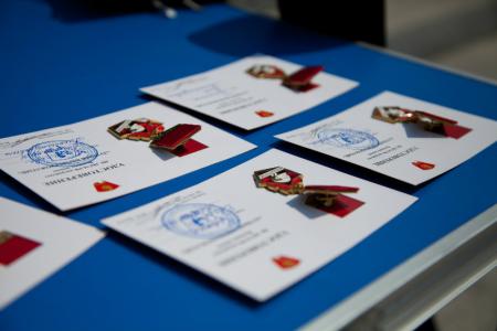 Приморье. Пионеры идут дорогой Ленина-Сталина, дорогою добра    