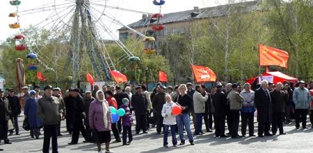 В Кургане состоялись первомайские мероприятия КПРФ