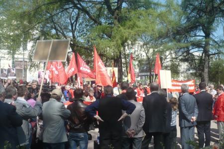 Красный Первомай в городе-герое Туле