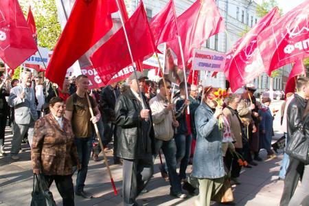 Пенза: Мир! Труд! Май! Путин – goodbye!