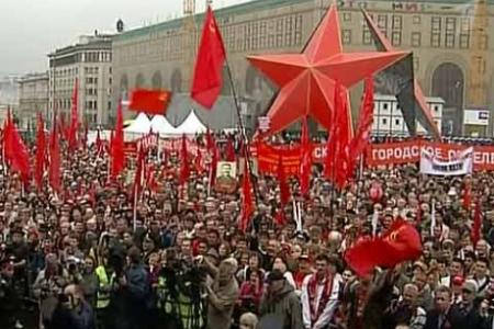 "Первый канал" за 30 секунд рассказал о марше-шествии КПРФ