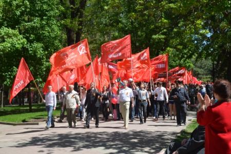 Ростовская область. Первомай на Дону. Россия будет социалистической!