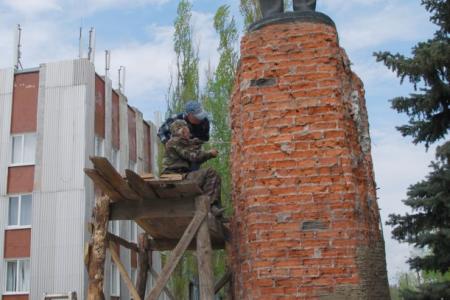 Воронежская область: В Верхнем Мамоне отреставрирован памятник В.И. Ленину