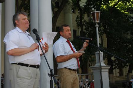День русского языка воронежские коммунисты отметили митингом-творческой встречей