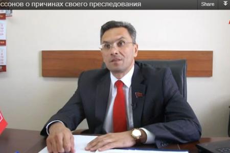 Видео. В. Бессонов рассказывает о причинах своего преследования