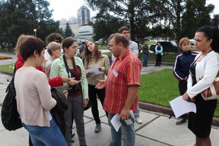  Пикет против повышения цен на ГСМ и произвола монополистов прошел в Новосибирске