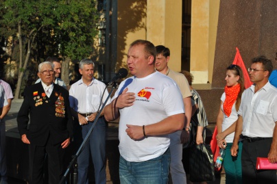 Видео. Волгоград: Выступление Николая Паршина на митинге 24 августа 2012 года