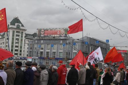 Видео. Новосибирцы выступили в поддержку Анатолия Локтя