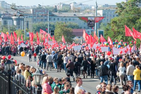 Видео. Брянск. В день города его жители вышли на улицы под знаменами КПРФ и лозунгами «Вадим Потомский – наш кандидат»