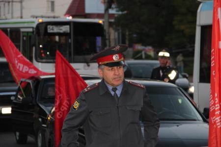 Пенза. Репрессии против коммунистов. Убрать красные флаги не получилось у Гитлера, не получится и у полицаев.