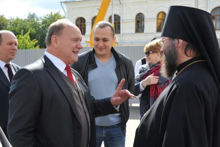 Г.А. Зюганов посетил Воскресенский Новоиерусалимский мужской монастырь