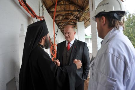 Г.А. Зюганов посетил Воскресенский Новоиерусалимский мужской монастырь