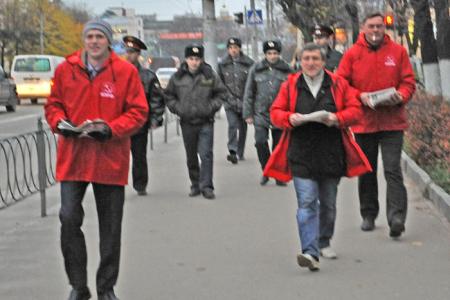 Иваново. Власть и полиция препятствуют коммунистам в проведении агитационной работы
