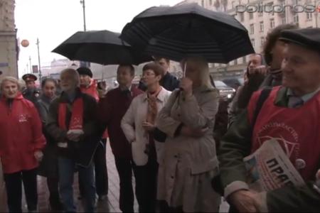 Видео. Москва: Нет рейдерскому захвату театра им. Гоголя!