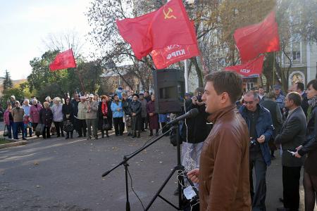 «Это не победа ЕР. Это поражение трудящихся». В Пензе прошел митинг по итогам выборов