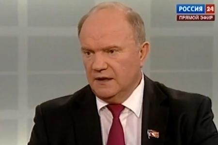 Видео. Телеканал "Россия-24" представил большое интервью с лидером КПРФ Г.А. Зюгановым: Об итогах региональных выборов, "болотной" оппозиции, "преемниках" и альтернативных законах КПРФ