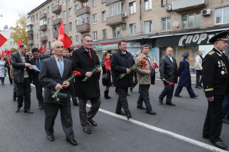Вечная память павшим защитникам Советской власти! Нет прощения палачам! Акция 4 октября в Москве