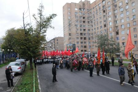 Вечная память павшим защитникам Советской власти! Нет прощения палачам! Акция 4 октября в Москве