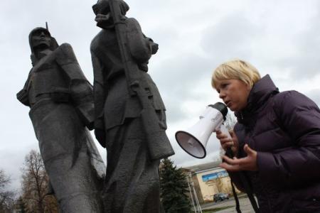Свердловская область. В Нижнем Тагиле прошел молодежный марш «Антикапитализм-НТ-2012»