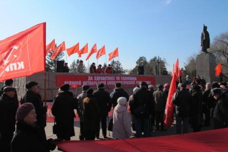В городах и районах Амурской области отпраздновали 95-ю годовщину Великого Октября