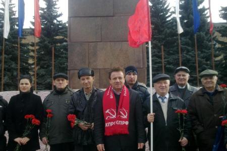 Репортаж о праздновании Великого Октября в Тульской области