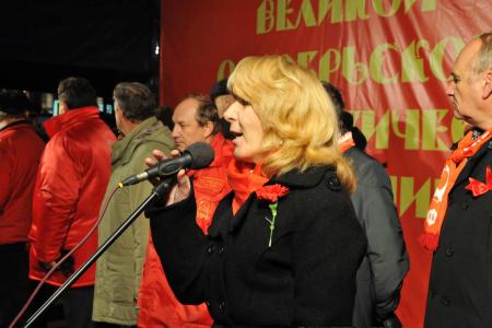 Ленин - Октябрь - Компартия - Победа! Репортаж о митинге 7 ноября в Москве