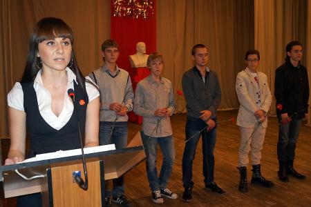 Пензенские коммунисты провели торжественное собрание в честь Октября