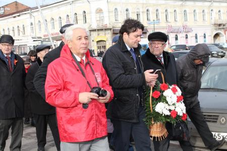 Республика Башкортостан. В Уфе прошел митинг в честь Великого Октября