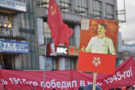 Ленин - Октябрь - Компартия - Победа! Репортаж о митинге 7 ноября в Москве