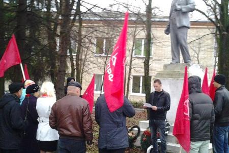 Репортаж о праздновании Великого Октября в Тульской области