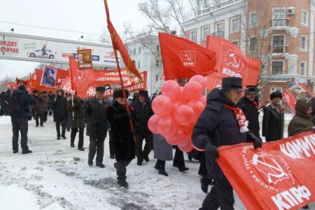Ленин! Партия! Октябрь! Праздничные мероприятия в Алтайском крае