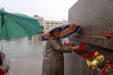 Видео. Активисты КПРФ на Ставрополье отметили 95-летие Великой Октябрьской социалистической революции митингом