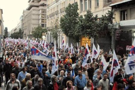 Греция: Многотысячные забастовки и митинги Компартии и революционных профсоюзов ПАМЕ