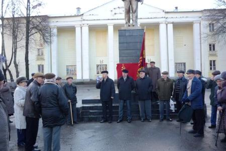 Репортаж о праздновании Великого Октября в Тульской области