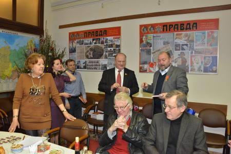 Г.А. Зюганов наградил группу деятелей культуры и спорта