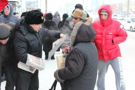 Пикет в Красноярск​е: "Комсомол и КПРФ против коррупции"
