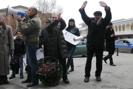 Акция Единой компартии Грузии в центре Тбилиси: «Грузии необходимо стратегическое партнерство с Россией!»