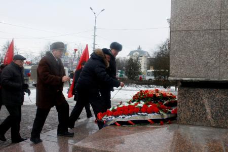 Воронеж. Коммунисты провели памятные акции, посвященные освобождению города от немецко-фашистских захватчиков
