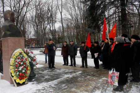Воронеж. Коммунисты провели памятные акции, посвященные освобождению города от немецко-фашистских захватчиков