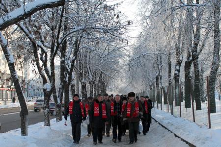 Коммунисты посетили ленинские места Пскова 