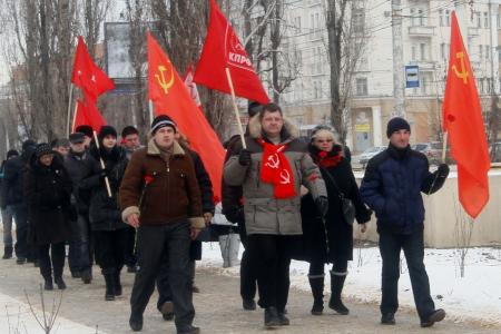 Воронеж. Коммунисты провели памятные акции, посвященные освобождению города от немецко-фашистских захватчиков
