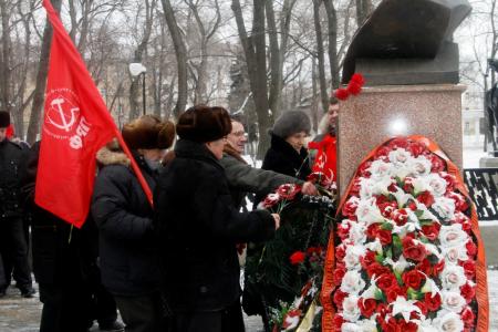 Воронеж. Коммунисты провели памятные акции, посвященные освобождению города от немецко-фашистских захватчиков