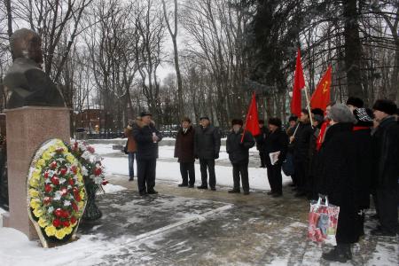 Воронежская область. Акции коммунистов по случаю 70-й годовщины освобождения Воронежа от немецких захватчиков