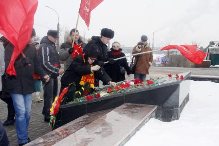 Воронежская область. Акции коммунистов по случаю 70-й годовщины освобождения Воронежа от немецких захватчиков