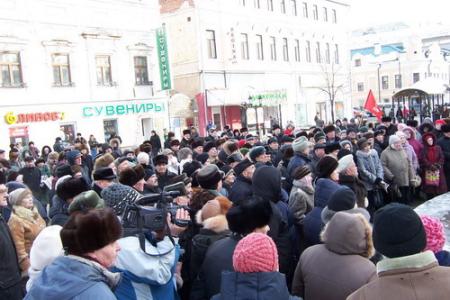 Республика Татарстан. «Этой системе не хватает Сталина!». Коммунисты провели протестный митинг в Казани