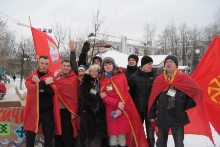 Костромская область. «Русичи» приняли участие в городском спортивном празднике