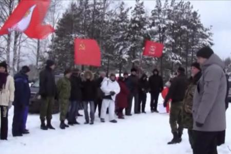 Санкт-Петербург. По случаю годовщины прорыва блокады Ленинграда коммунисты провели мероприятия по военной подготовке