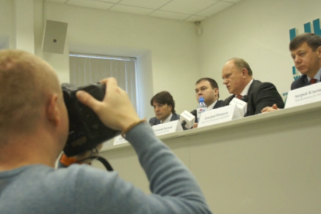 Видео. Пресс-конференция Г.А.Зюганова в "Интерфаксе". Отпор гробокопателям. Мы будем защищать свою историю и свои ценности. 