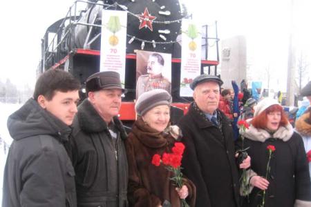 Ленинградская область. Коммунисты Шлиссельбурга провели митинг в память о героях прорыва блокады